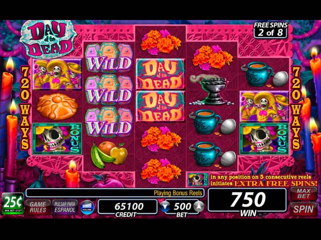 Day of the dead slot ITG