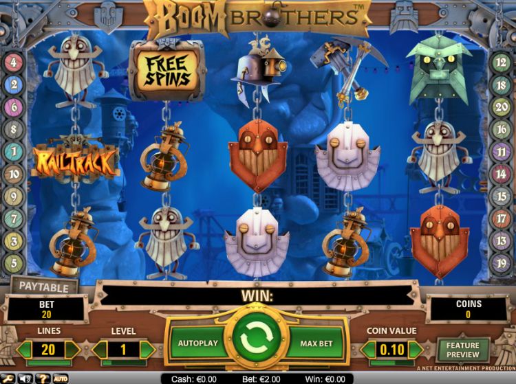 Boom brothers slot review netent
