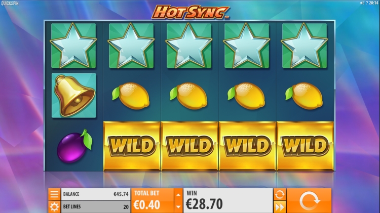 Hot Sync slot quickspin big win