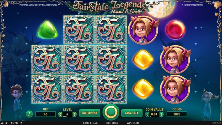 Hansel and gretel slot fairy feature