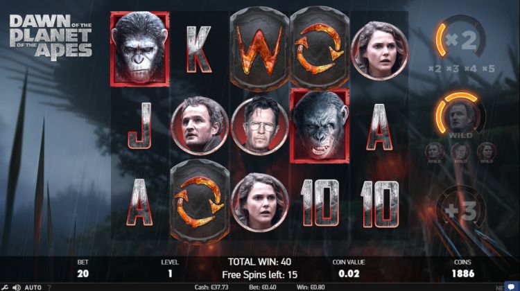 Planet of the Apes slot netent