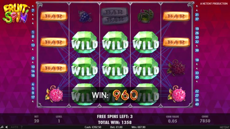 Fruit spin slot review