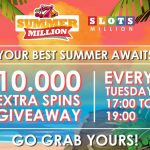 Slots million summer giveaway