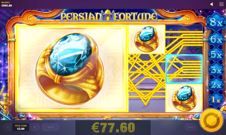 Persian Fortune slot red tiger