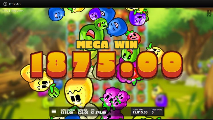 Mega Win on King Carrot Slot